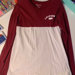 Red and White Longsleeve